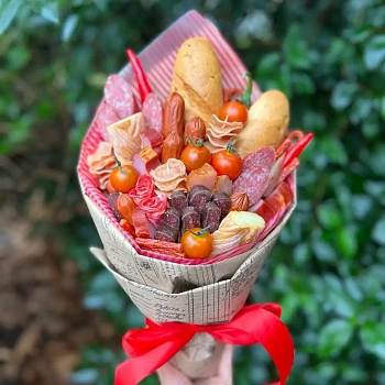 Букет с колбасой и сыром Пивчик